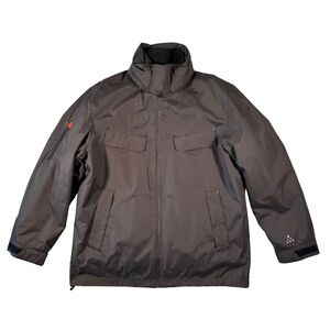 London Fog Mens 2-in-1 Jacket Zip-In Liner Functional Winter Outdoor Snow Ski